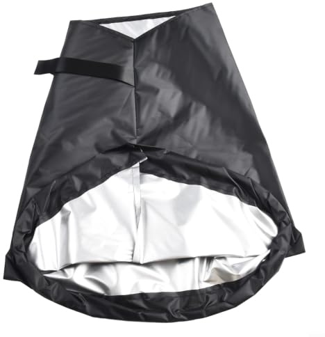 EV laddare regnskydd vattentätt isolerat belagt tyg sol- och snöskydd för elfordon laddningsport lätt svart silver transparent (svart)