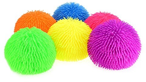 Toi-Toys Puffer 1 von 6 verschiedene 23 cm Spielbälle und Luftballons, 51006Z, Mehrfarbig