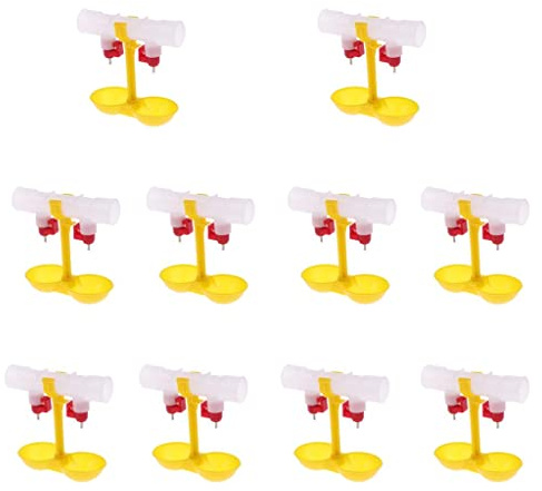 10 Automatisch Nippeltränke Geflügeltränke Nippel Wasser Trinker für Huhn, Ente, Vogel, etc.