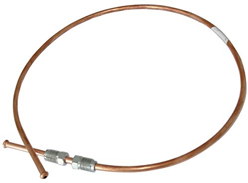 AERZETIX: Tubo per freno in rame Ø4.76mm con raccordi M10x1/M10x1 (70cm)