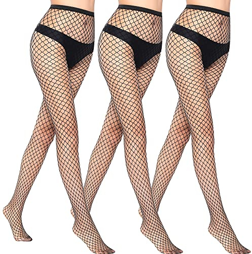 Libella Nätstrumpbyxor svart dam fisknätstrumpor nätstrumpbyxor dam sexiga nätstrumpor dam 27218, Nätmaskor-3 medelmaskor, one size