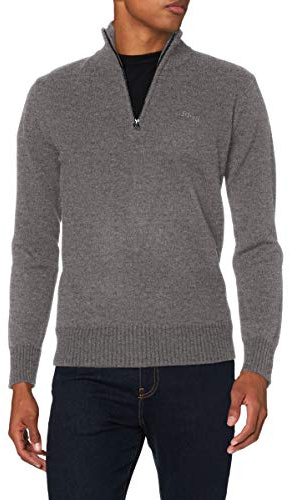 Schott NYC Homme Pllance2 Pull Sweater, H Grey, M EU