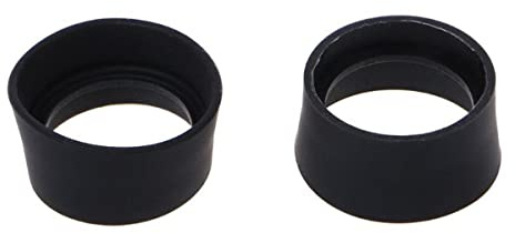 Kit di accessori per microscopio 2pcs Soft Gomma Oculare Eye Shield Eye 29-30mm Guardie for occhio Tazze for microscopio binoculare Vetrini per microscopio