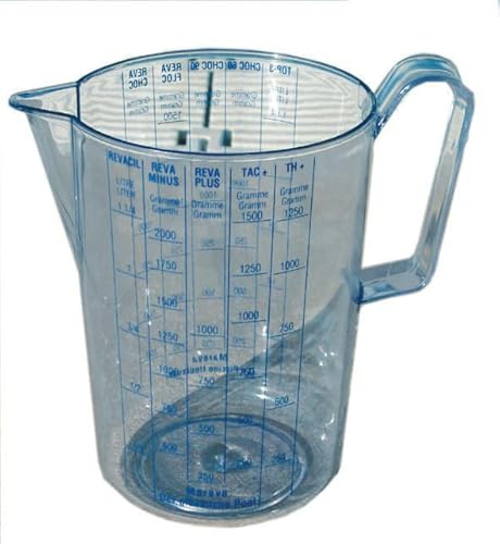Caraffa dosatrice Graduata da 1 L per misurare Sia Grammi Che millilitri dei Principali Prodotti chimici Piscina