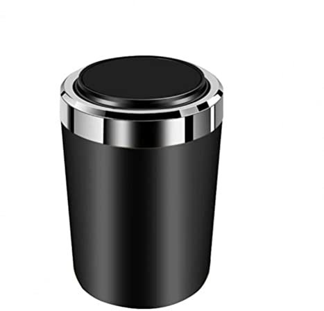 RUFD Cendriers de Voiture Portable pour Renault Alaskan/Alpine/Arkana/Austral/Captur, Amovible Cendrier de Voiture Multifonction avec Couvercle avec lumière LED,Black