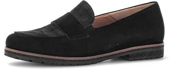 Gabor Femme Chaussures Basses, Dame Mocassin,Chaussons,Pantoufles,Chaussures de collège,Loafer,Chaussures d'affaires,Noir (Schwarz) / 67,40 EU / 6.5 UK