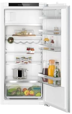 SIEMENS KI42LADD1 iQ500 Einbau-Kühlschrank mit Gefrierfach, 122,5 x 56 cm, Made in Germany, hyperFresh, elektronische Temperaturregelung, autoAirflow, Türalarm