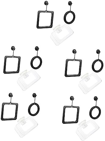 POPETPOP 15pcs Floating Fish Feeding for Aquariums Portable Fish Feeder Prevents Food Turbulence