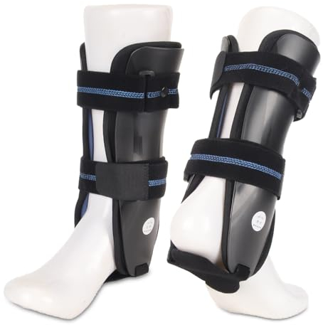 YUYTE Tutore Stabilizzatore della Caviglia, Regolazione della Tenuta Supporto del Piede Stecca Stabilizzante per Distorsioni, Stiramenti, Protezione Dagli Infortuni