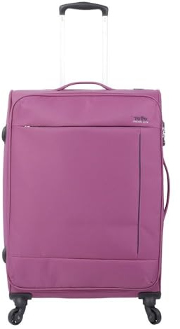 TOTTO - Maleta de Viaje Tela, Modelo Travel Lite M, Maleta Mediana, 45.5 x 66 x 23.5 cm, Capacidad 54L, Ruedas 360º, Manija Telescópica, Correa de Compresión Interna, Candado TSA, Color Rosa