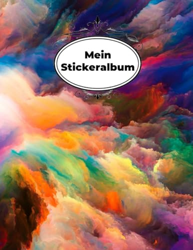 Mein Stickeralbum: Stickeralbum leer zum sammeln, Leeres Stickerbuch für Stickerfan