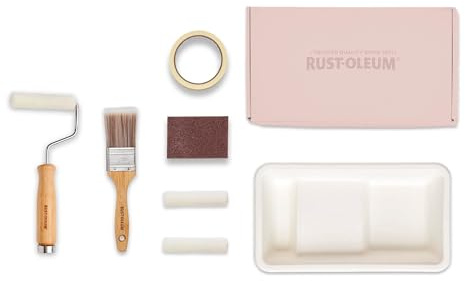 Rust-Oleum Ready to Roll - Eco Paint Kit (Small) - Bathroom Tile Gloss Sweet Pinks