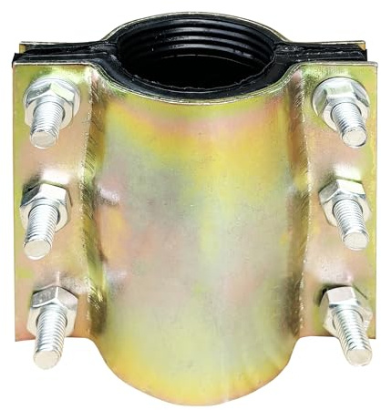 Water Pipe Repair Clamp,OD of The Applied Pipe is About 1.9 inch,Leak Sealer for Pipes and Plumbing,Length 4.72 inch,Suitable for PE/PPR/Steel/Iron Pipe
