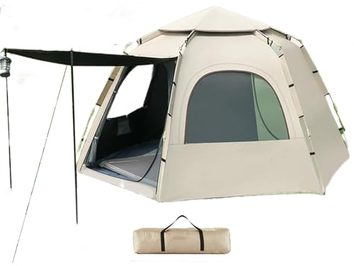 Pop-Up-Campingzelt | Wasserdichtes automatisches Kuppelzelt für 5–8 Personen | Tragbares, atmungsaktives Camp-Zelt, sofortige Zelte, einfacher Aufbau für Wandern, Bergsteigen, Outdoor-Camping