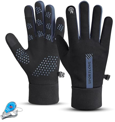 KXF Warm Winter Gloves for Women Waterproof Windproof Touchcreen Gloves Anti Slip Cycling Running Glove with Soft Velvet Lining for Ladies Girls Elastic Thermal Handwarmers Cold Weather Mittens