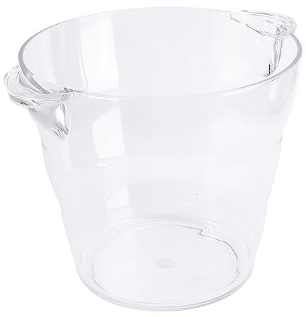 OFFSCH 1stk Eiskübel Aus Acryl Eisbehälter Eimer Weinflascheneis Eiskübel Für Gefrierschrank Eiswürfel Transparenter Eishalter Klare Eiswanne Eiskübel Für Getränke Bierkübel Cocktail