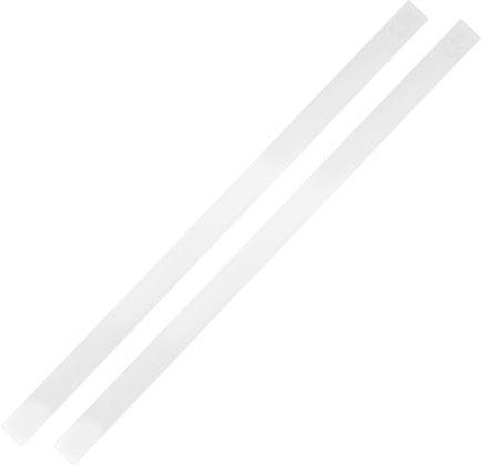 SECFOU 2pcs Acrylic Cookie Thickness Ruler Baking Rolling Pin Guided Rod Small Rolling Pin for Pastry for Home and Professional Use