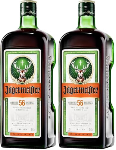 Jagermeister Botella - 1750 ml (Paquete de 2)