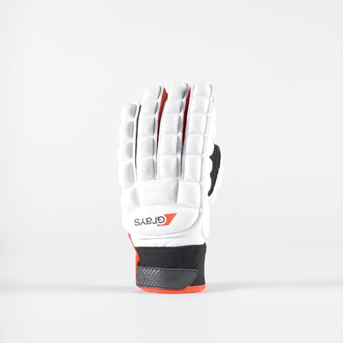 GRAYS Guante International Pro Mano Izquierda Blanco Hockey Hierba