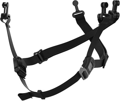 JSP Evo Baseworker Jugulaire 4 Points pour Casque de Chantier | Jugulaire 4 points pour maintien sécurisé lors des travaux en hauteur. Confortable et rapide à fixer.