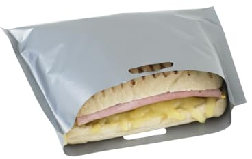 Large Toaster Bags Toastie Bags For Toaster Reusable Panini Bag 16x20cm 2pc | Essential 2 Sizes For Toaster, Grill & Oven. For Sandwiches & Grilled Cheese. Easy Clean Non Stick BPA Free