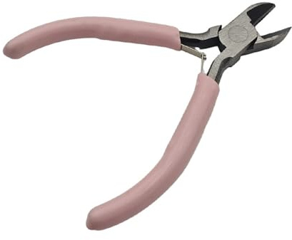 ZHENGCI Juego de alicates de acero para reparación de cuentas, punta larga, punta redonda, corte de alambre y alicates curvados con pinzas