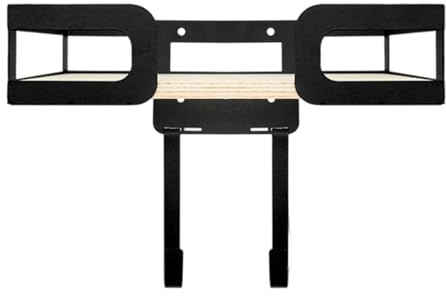 Baoblaze Support de planche à repasser avec crochets amovibles et support mural pour fer à repasser, de rangement pour la maison