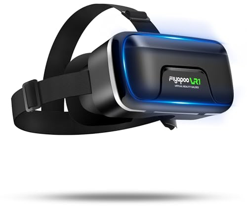 FIYAPOO 3D VR Glasses - HD Virtual Reality for Games, Movies and Interactive Experiences
