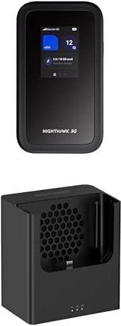 NETGEAR Nighthawk M7 | 5G MiFi Router with eSIM | compatible with any provider | 5G/4G/LTE – for Travel, Work | WiFi 7| 3.6 Gbps | MH7150 with docking station