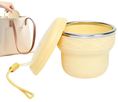 Generico Gobelet pliable | de randonnée 200 ml – Tasses portables | pour voyageurs, touristes, campeurs, randonneurs, pêcheurs, sacs à dos, voyages sur route, hôtel