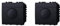 2 Pezzi Interruttore Touch 2 Moduli, Compatibile Con Bticino Living Light (Nero)