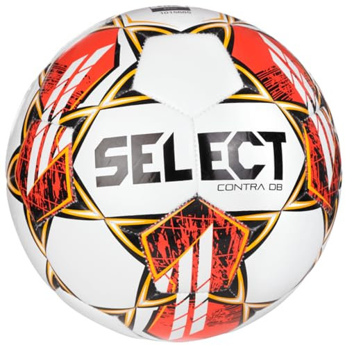 Select Contra DB V23 FIFA Basic Ball Contra WHT-RED, Unisex Footballs, White, 4 EU