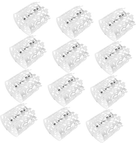 LIFKOME Festival Serviette 50pcs Serviettenhalter Rose Serviettenschnallen Für Hochzeit Abendessen Dekorative