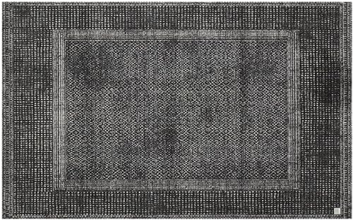 Barbara Becker Fußmatte Square, Schmutzfangmatte waschbar, für Eingangsbereich Wohnungstür, Fußabstreifer, Türmatte, Anthrazit, 67 x 110 cm