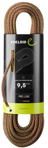 Edelrid - Edelrid - Eagle Lite Protect Pro Dry 9,5 mm, Einfachseil - neon pink - neon Green, 80 mt