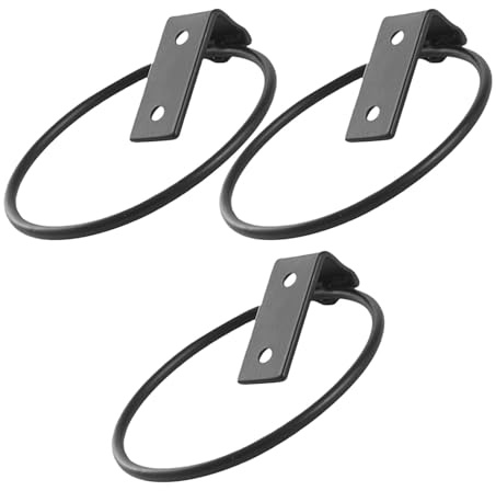 Yardwe 3pcs Hanging Flowerpot Bracket Metal Iron Wall-Mounted Planter Holder for Use Easy to Install Flowerpot Stand with Screws