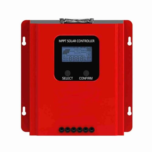 Controlador de Carga Solar 60A MPPT, Comunicación RS485, Pantalla LCD, Carga de 3 Etapas para 12V 24V 36V 48V, Conservación de la Caída de la Batería, Batería Inundada de Gel
