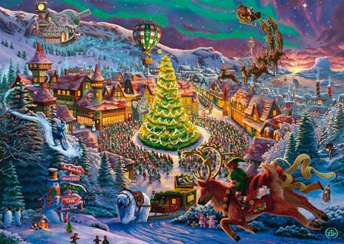 Schmidt 58609 Santas Nordpol, Zac Kinkade, 1000 Teile Puzzle