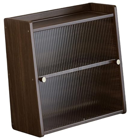 Sharplace Gabinete de Almacenamiento para La Encimera de La Cocina con Puerta Corrediza, Portavasos de Café, Organizador de Escritorio, Mueble de Mostrador para, 30 Centimetros