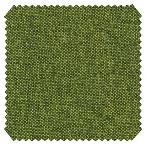 novely® OXFORD 330D - Outdoor-Stoff im Leinen-Look - Wasserabweisender Polyester-Möbelstoff - Mélange Polsterstoff - Pflegeleichte Meterware 1lfm | Farbe: 22 Grasgrün