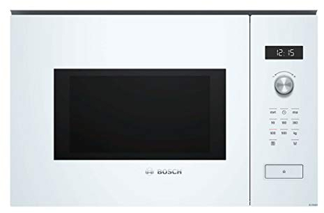 Bosch BFL554MW0 Serie 6 - Microonde integrabile, 59 x 38 cm, 25 litri, colore: Bianco