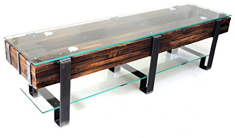 CHYRKA® Lowboard HiFi Massivholz TV Board Fernsehschrank Fernsehtisch TV Schrank (120 cm, LEMBERG)