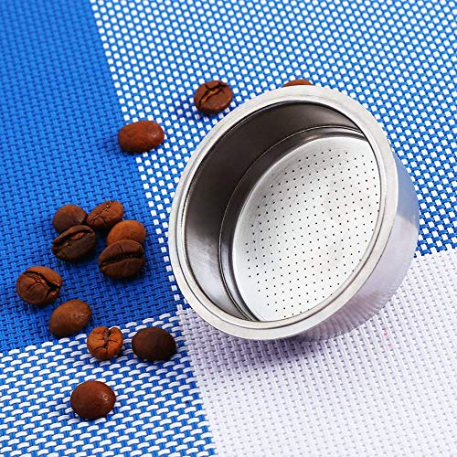 ricambi macchina caffe , coppa filtro per caffè pressurizzato a 2 tazze da 51 mm per accessori caffè Capsula riutilizzabile (1 confezione non pressurizzata)