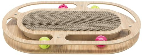 TRIXIE - Kratzplatte mit Holzrahmen für Katzen - TR-48020