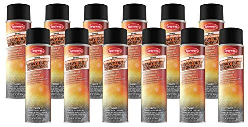 Sprayway SW909-12PK Industrial Heavy Duty Orange Power Plus Degreaser, 15 oz, Pack of 12