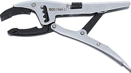 BGS 7085 | Griptång | 4-faldig snabbjustering | Kraftigt böjd nedre käft | fransk typ | 250 mm
