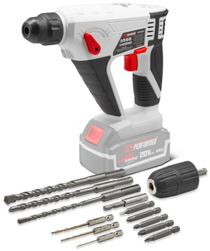 Marteau perforateur sans fil 20V livré sans batterie - X-Performer