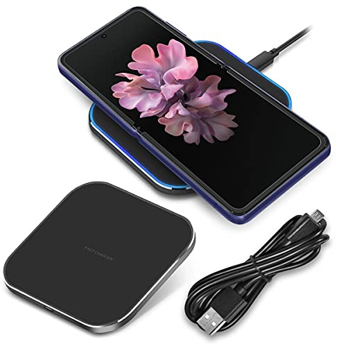 QI Wireless Ladegerät kompatibel mit Samsung Galaxy Z Flip 7 / FE 6 5 4 3 / Fold 7 6 5 4 3 2 Charger Induktive Universal Schnellladestation