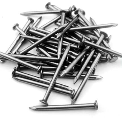 TERF® Hochwertige helle runde Drahtnägel 100 mm, für weiches und hartes Holz, Tischlerei, Möbel, Handwerk, Bauanwendungen und allgemeine Verwendung, 30 Stück