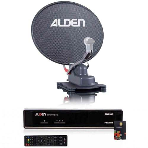 Pack ALDEN Onelight Parabole Automatique 60cm + Récepteur Satellite SATMATIC HD TNTSAT